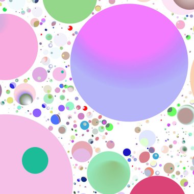 Daire saydam arka plan - eğilim seamless modeli.