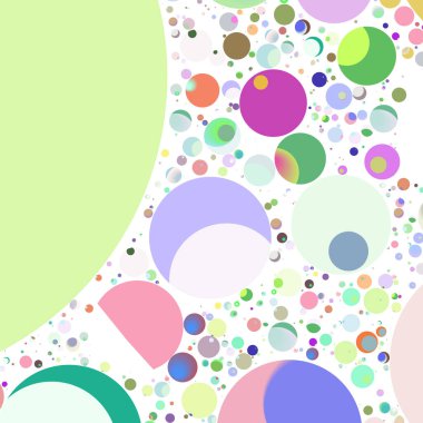 Daire saydam arka plan - eğilim seamless modeli.