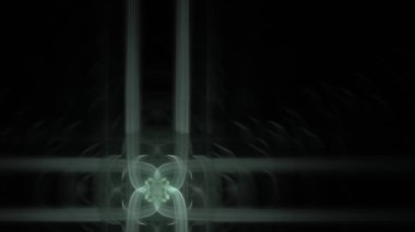 Fantezi kaotik renkli fraktal desen. Soyut Fraktal şekiller. 3D render resimde arka plan veya duvar kağıdı.