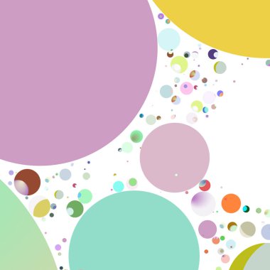 Daire saydam arka plan - eğilim seamless modeli.