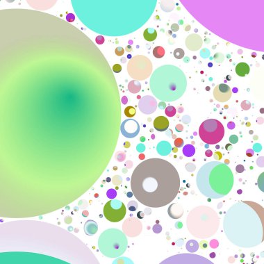 Daire saydam arka plan - eğilim seamless modeli.