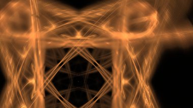 Fantezi kaotik renkli fraktal desen. Soyut Fraktal şekiller. 3D render resimde arka plan veya duvar kağıdı.