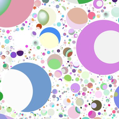 Daire saydam arka plan - eğilim seamless modeli.