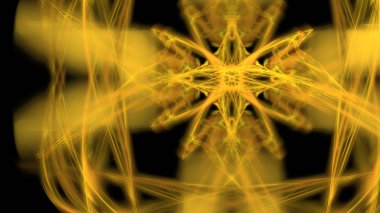 Fantezi kaotik renkli fraktal desen. Soyut Fraktal şekiller. 3D render resimde arka plan veya duvar kağıdı.