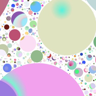 Daire saydam arka plan - eğilim seamless modeli.