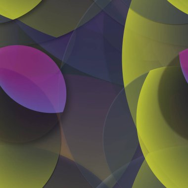 Daire saydam arka plan - eğilim seamless modeli.