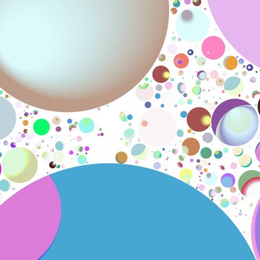 Daire saydam arka plan - eğilim seamless modeli.