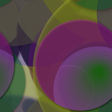 Daire saydam arka plan - eğilim seamless modeli.