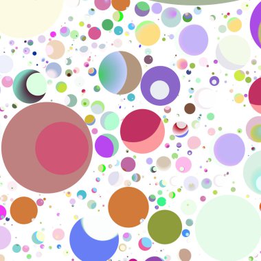 Daire saydam arka plan - eğilim seamless modeli.