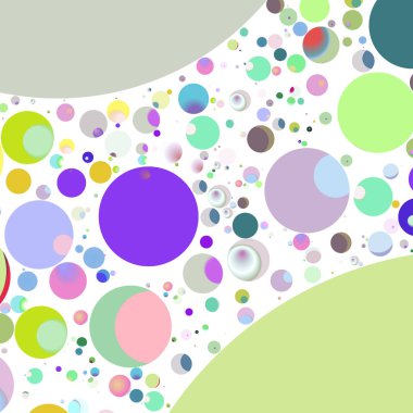 Daire saydam arka plan - eğilim seamless modeli.