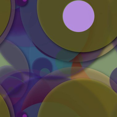 Daire saydam arka plan - eğilim seamless modeli.