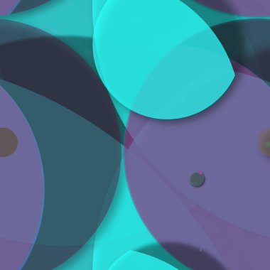 Daire saydam arka plan - eğilim seamless modeli.