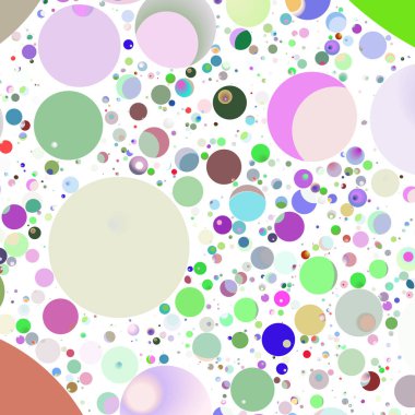 Daire saydam arka plan - eğilim seamless modeli.