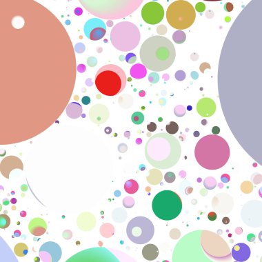 Daire saydam arka plan - eğilim seamless modeli.