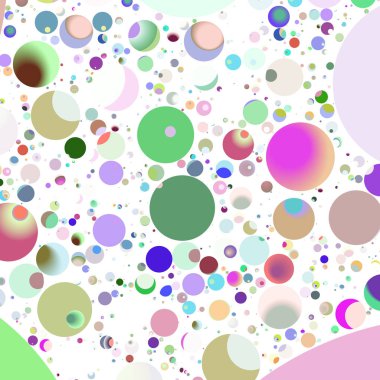 Daire saydam arka plan - eğilim seamless modeli.