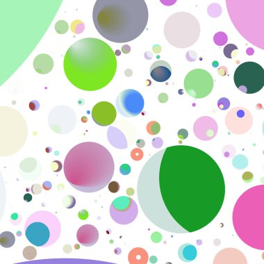 Daire saydam arka plan - eğilim seamless modeli.