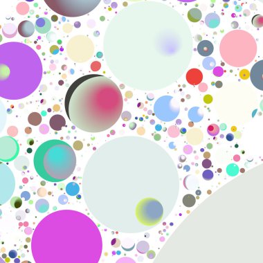 Daire saydam arka plan - eğilim seamless modeli.