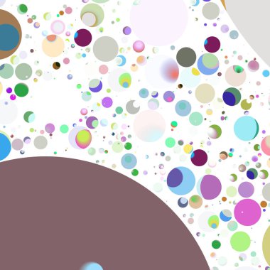 Daire saydam arka plan - eğilim seamless modeli.