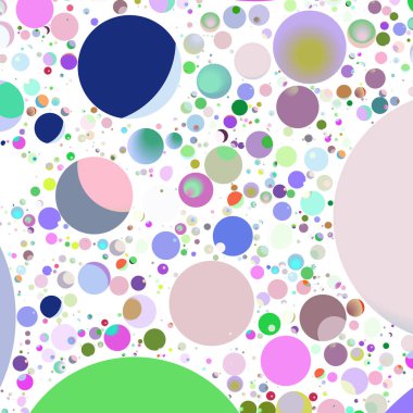 Daire saydam arka plan - eğilim seamless modeli.