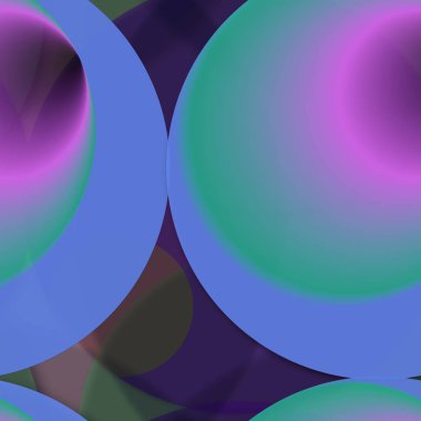 Daire saydam arka plan - eğilim seamless modeli.