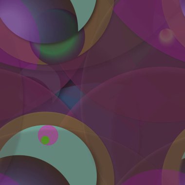 Daire saydam arka plan - eğilim seamless modeli.