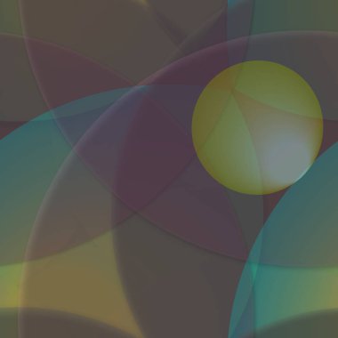 Daire saydam arka plan - eğilim seamless modeli.