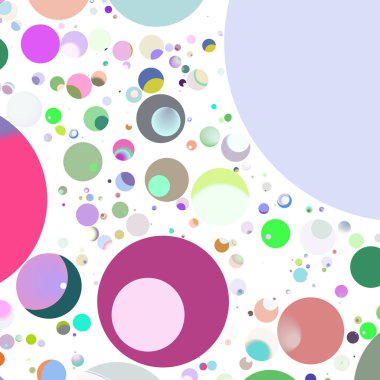 Daire saydam arka plan - eğilim seamless modeli.