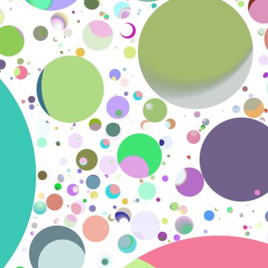 Daire saydam arka plan - eğilim seamless modeli.