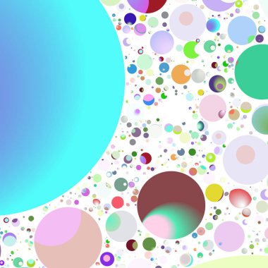 Daire saydam arka plan - eğilim seamless modeli.