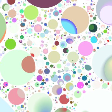 Daire saydam arka plan - eğilim seamless modeli.