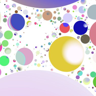 Daire saydam arka plan - eğilim seamless modeli.