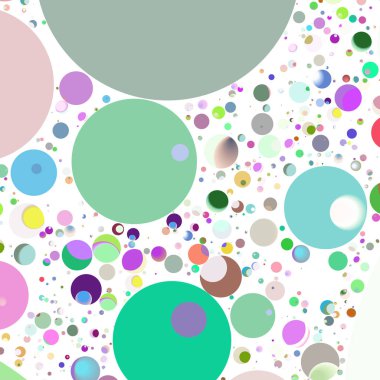 Daire saydam arka plan - eğilim seamless modeli.