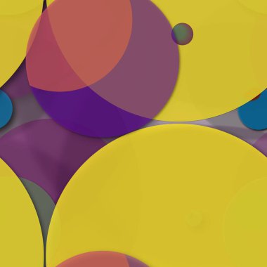 Daire saydam arka plan - eğilim seamless modeli.