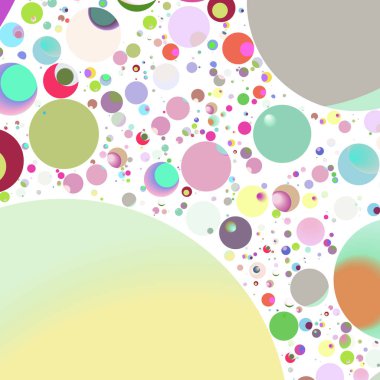 Daire saydam arka plan - eğilim seamless modeli.