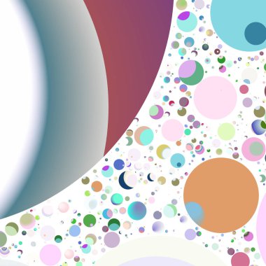 Daire saydam arka plan - eğilim seamless modeli.