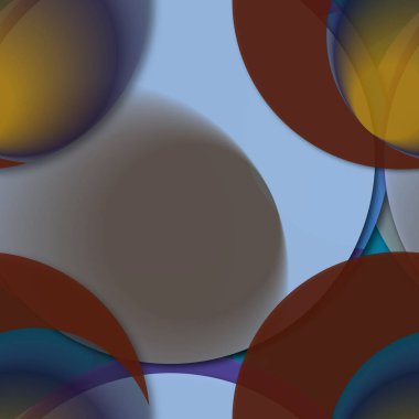 Daire saydam arka plan - eğilim seamless modeli.