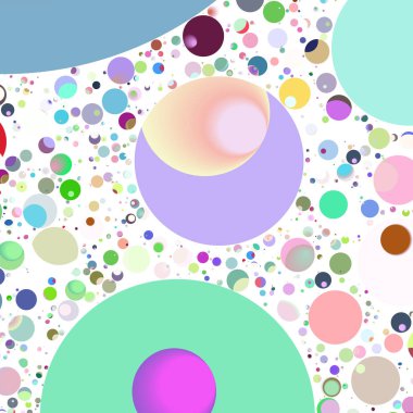 Daire saydam arka plan - eğilim seamless modeli.