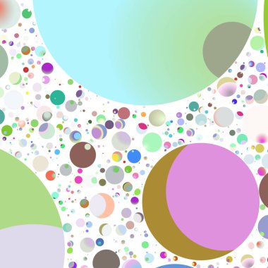 Daire saydam arka plan - eğilim seamless modeli.