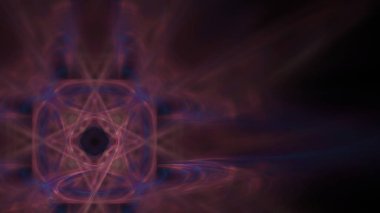 Fantezi kaotik renkli fraktal desen. Soyut Fraktal şekiller. 3D render resimde arka plan veya duvar kağıdı.