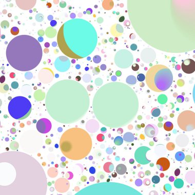 Daire saydam arka plan - eğilim seamless modeli.