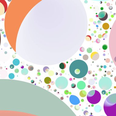 Daire saydam arka plan - eğilim seamless modeli.