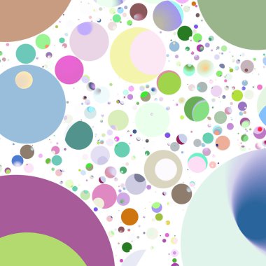 Daire saydam arka plan - eğilim seamless modeli.