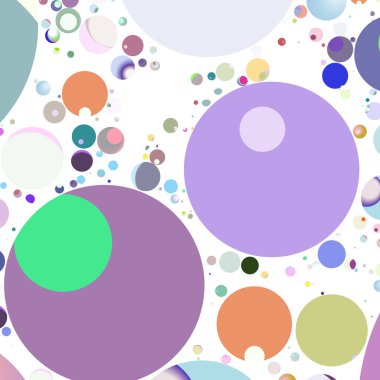 Daire saydam arka plan - eğilim seamless modeli.