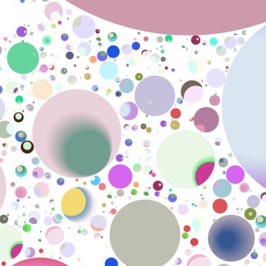 Daire saydam arka plan - eğilim seamless modeli.