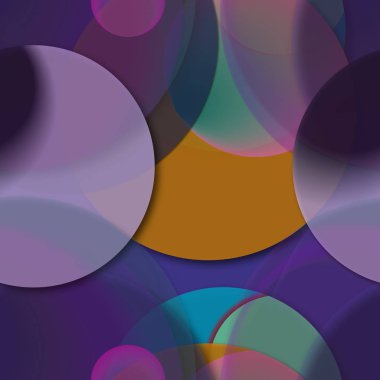 Daire saydam arka plan - eğilim seamless modeli.