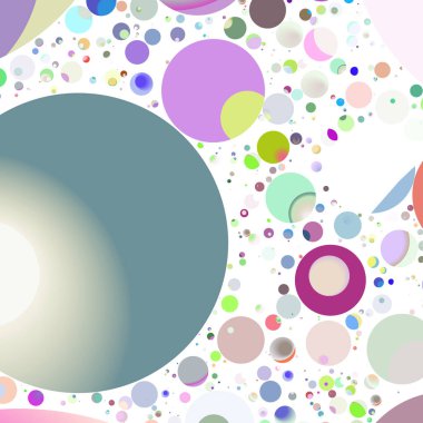 Daire saydam arka plan - eğilim seamless modeli.