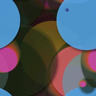 Daire saydam arka plan - eğilim seamless modeli.