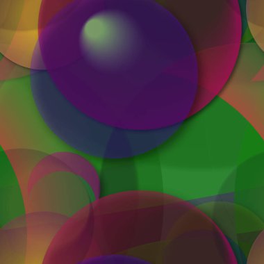 Daire saydam arka plan - eğilim seamless modeli.