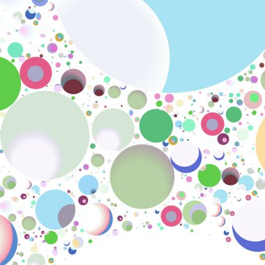 Daire saydam arka plan - eğilim seamless modeli.