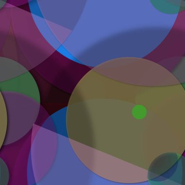 Daire saydam arka plan - eğilim seamless modeli.